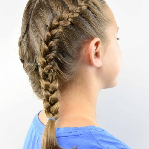 Double Loose French Braids (Photo 6 of 15)