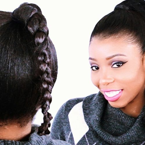 Stitched Thread Ponytail Hairstyles (Photo 10 of 20)