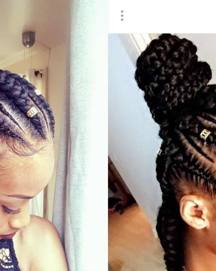 15 Collection of Feed-in Bun with Ghana Braids