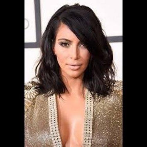 Long Bob Hairstyles Kim Kardashian (Photo 7 of 15)