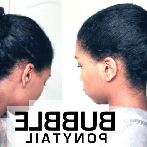 High Bubble Ponytail Hairstyles (Photo 6 of 20)