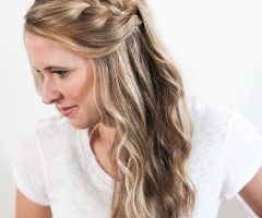20 Best Collection of Braided Wedding Hairstyles with Subtle Waves