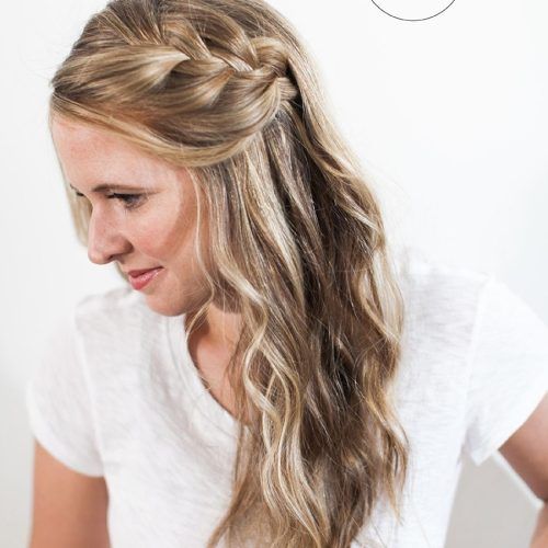 Braided Wedding Hairstyles With Subtle Waves (Photo 1 of 20)