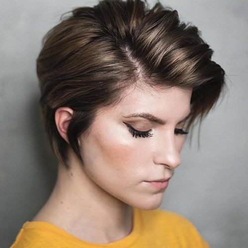Long Pixie Haircuts With Angled Layers (Photo 5 of 20)