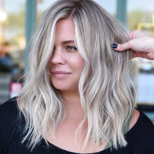 Mid-Length Layered Ash Blonde Hairstyles (Photo 18 of 20)