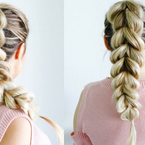 Pull-Through Ponytail Updo Hairstyles (Photo 2 of 20)