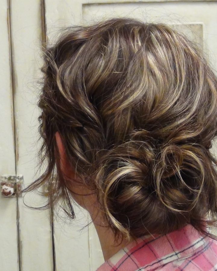 15 Photos Low Messy Updo Hairstyles