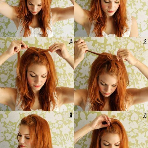 Pinned Back Side Hairstyles (Photo 16 of 20)