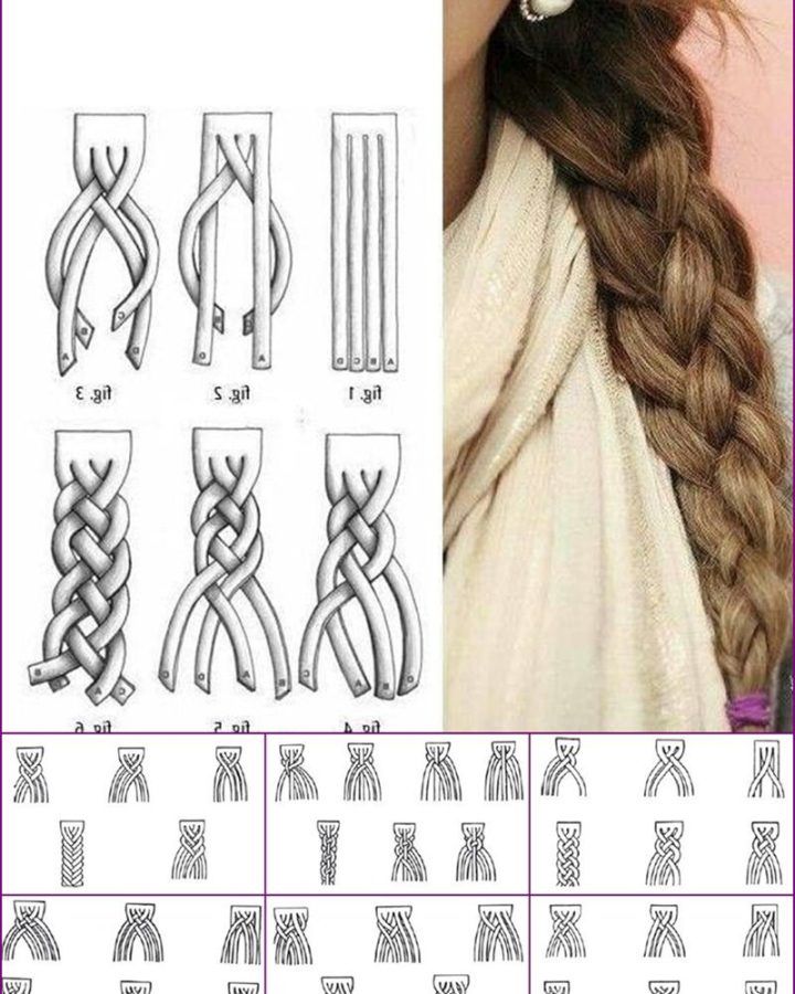 20 Ideas of Loose 4-strand Rope Braid Hairstyles