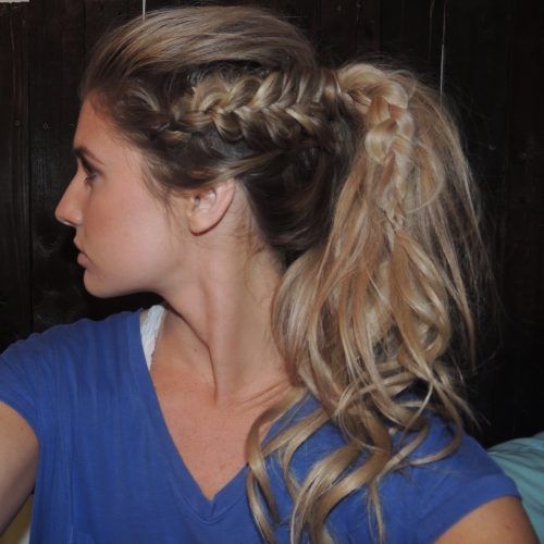 Messy Side Braided Ponytail Hairstyles (Photo 1 of 20)