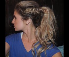 2024 Popular Long Ponytails with Side Braid