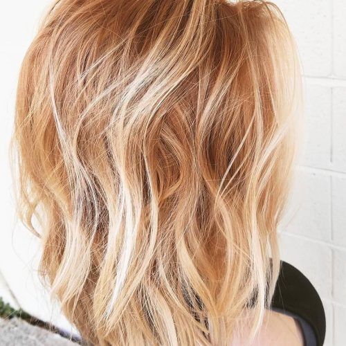 Tousled Shoulder Length Waves Blonde Hairstyles (Photo 11 of 20)