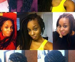 20 Collection of Yarn Braid Hairstyles Over Dreadlocks