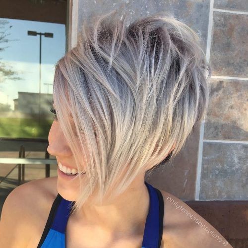 Ash Blonde Pixie Hairstyles With Nape Undercut (Photo 13 of 20)