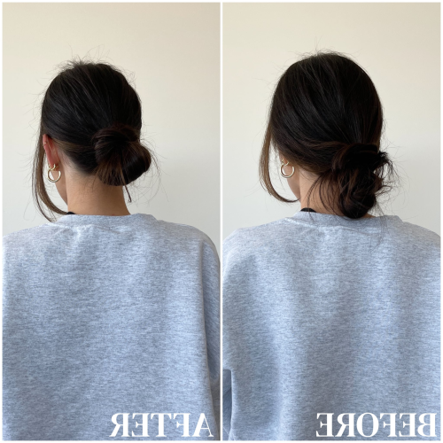 Low Bun For Straight Hair (Photo 13 of 15)