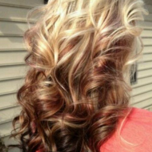 Brown Blonde Sweeps Of Color Hairstyles (Photo 3 of 20)