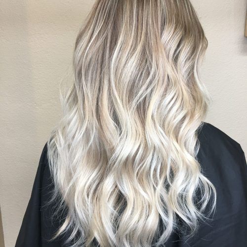 Icy Blonde Beach Waves Haircuts (Photo 4 of 20)