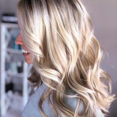 Icy Blonde Beach Waves Haircuts (Photo 1 of 20)
