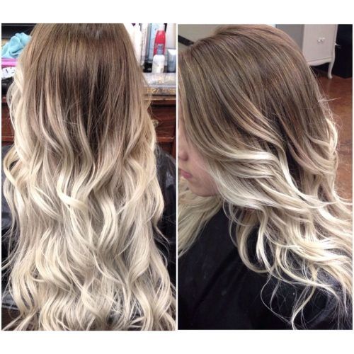 Icy Ombre Waves Blonde Hairstyles (Photo 4 of 20)