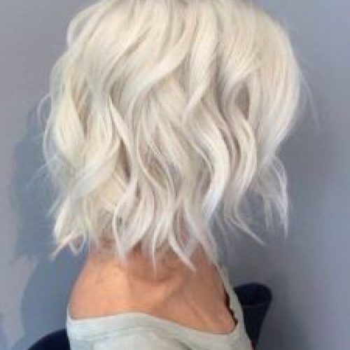 Messy, Wavy & Icy Blonde Bob Hairstyles (Photo 4 of 20)