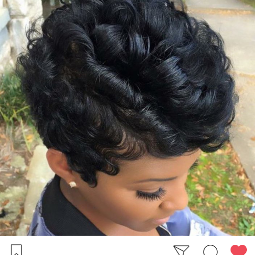 Soft Curly Tapered Pixie Hairstyles (Photo 14 of 20)