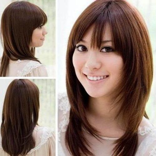 Korean Hairstyle With Round Face (Photo 6 of 15)