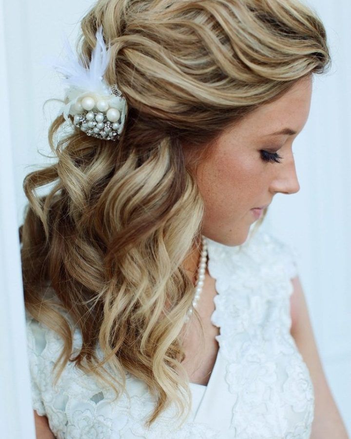 15 Ideas of Bridal Hairstyles for Medium Length Thin Hair
