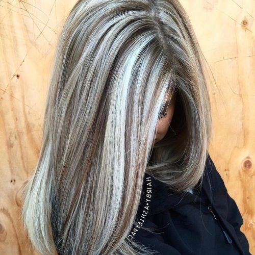Loose Layers Hairstyles With Silver Highlights (Photo 3 of 20)