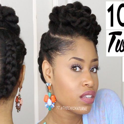 Quick Updo Hairstyles For Natural Black Hair (Photo 9 of 15)
