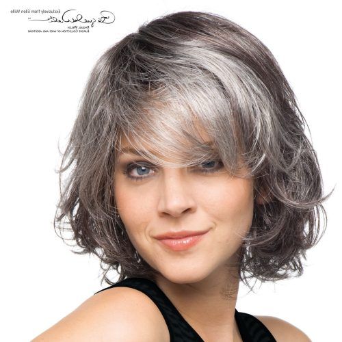 Medium Haircuts For Grey Haired Woman (Photo 7 of 20)