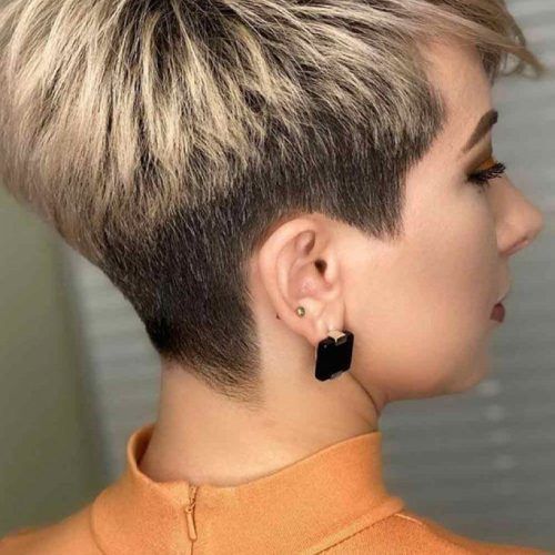 Side-Parted Pixie Hairstyles With An Undercut (Photo 19 of 20)
