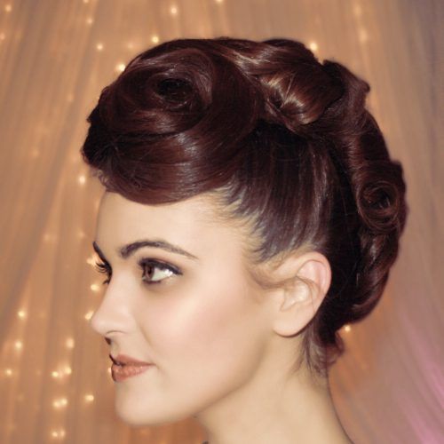 Unique Updo Faux Hawk Hairstyles (Photo 18 of 20)