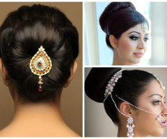 20 Best Collection of Indian Bridal Medium Hairstyles