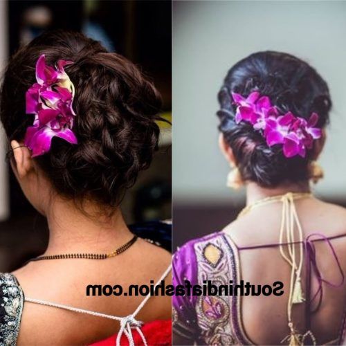 Side Bun Prom Hairstyles With Orchids (Photo 7 of 20)