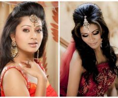 15 Collection of Simple Indian Bridal Hairstyles for Medium Length Hair