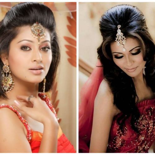 Indian Bridal Medium Hairstyles (Photo 2 of 20)