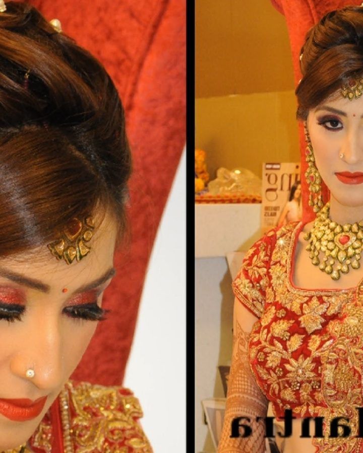 15 Inspirations Indian Wedding Reception Hairstyles
