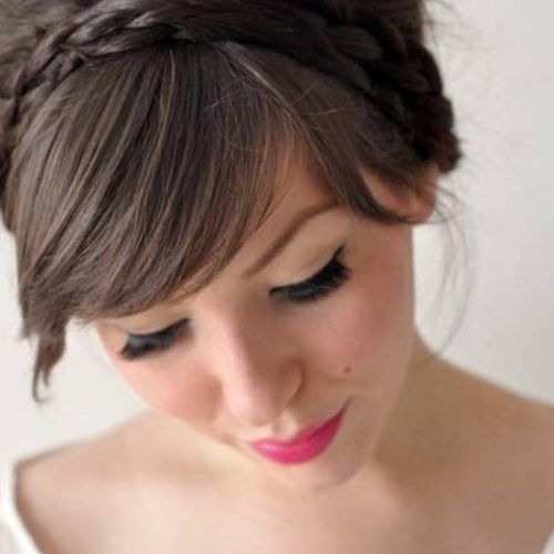 Updos For Layered Hair With Bangs (Photo 10 of 15)
