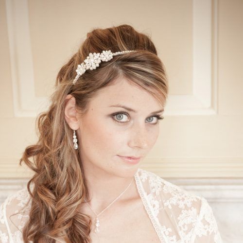 Wedding Hairstyles Down With Headband (Photo 6 of 15)