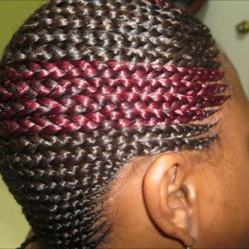 Cornrows Hairstyles With Swoop (Photo 14 of 15)