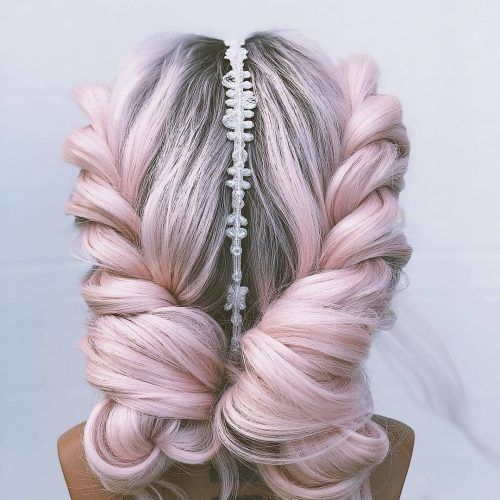 Pink Rope-Braided Hairstyles (Photo 2 of 20)