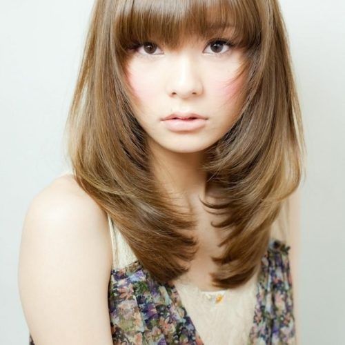 Long Layered Japanese Hairstyles (Photo 6 of 15)