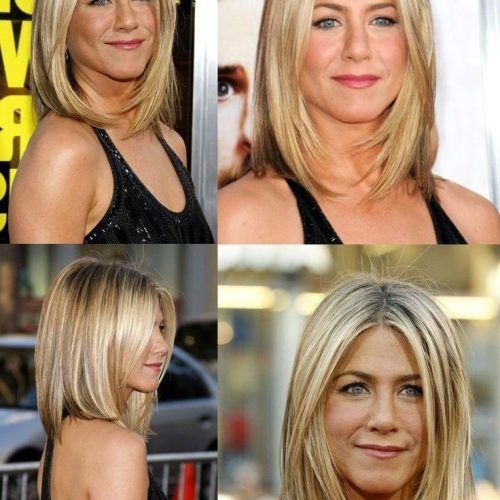 Jennifer Aniston Long Layered Bob Hairstyles (Photo 13 of 15)