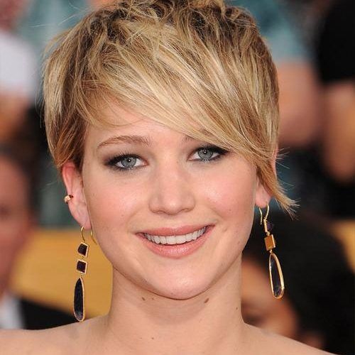 Jennifer Lawrence Short Hairstyles (Photo 3 of 20)