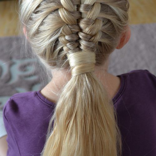 French Braid Ponytail Hairstyles With Bubbles (Photo 20 of 20)