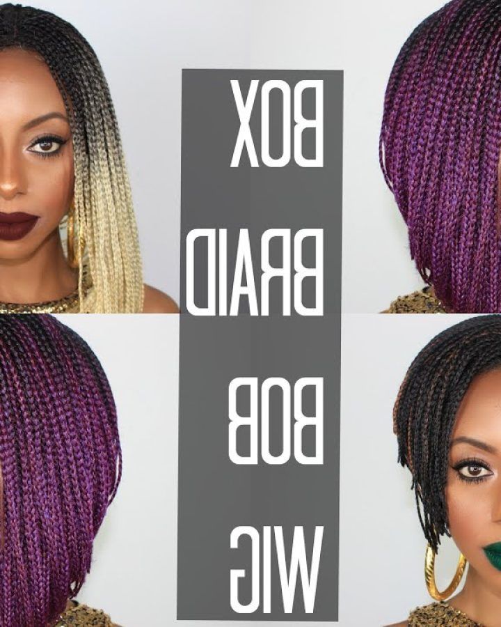 20 Collection of Purple Pixies Bob Braid Hairstyles