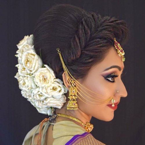 Indian Bun Wedding Hairstyles (Photo 2 of 15)
