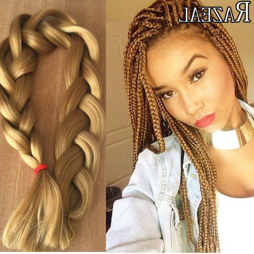 Golden Blonde Tiny Braid Hairstyles (Photo 14 of 20)
