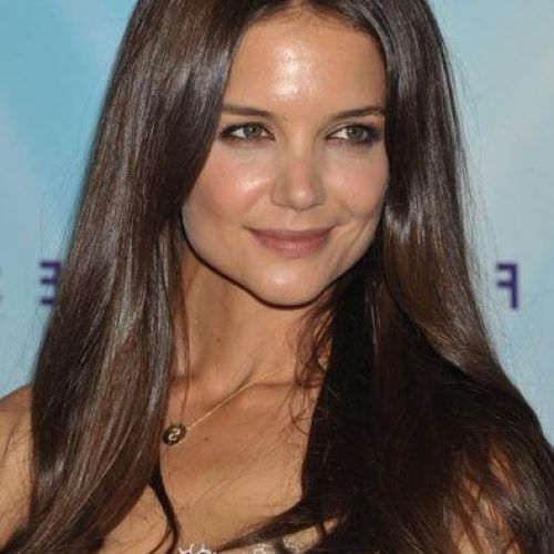 Katie Holmes Long Hairstyles (Photo 14 of 15)