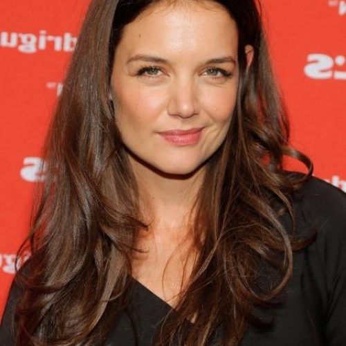 Katie Holmes Long Hairstyles (Photo 3 of 15)